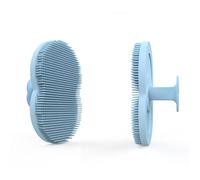 Bath And Facial Cleansing Brush | Silicone Face Scrubber,Shower Scrub Brush, Soft Face And Egg Cleansing Scrub, Handheld Bath Scrubber For Women Men Home