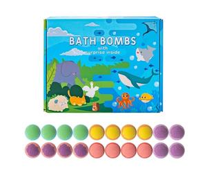Bath B0mb Toy Set - Colorful Safe Fizzy Balls with Hidden Surprises, Game Collection | Bathing Activity Accessory for Boys, Girls, Son, Daughter, Friends, Bathtub, Pool, Home Playtime