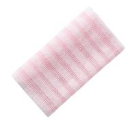 Bath Back Wash Cloth Towel, Soft Striped Cleaning Tool, Body Scrub, Gentle Improves Circulation, Quick Dry Material, Easy Grip Compact and Portable for Daily Use Full Body Cleansing