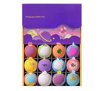 Bath Ball For Kids - 12 Pieces | Gentle Refreshing Soap, Bubble Bath Balls With Surprise Dolls | Fragrant Kids Baths Bomb Set For Children Girls Boys Family Holiday Birthday Fun