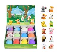 Bath Ball For Kids | 12 Pieces Natural Refreshing Foam With Animal Toy, Bubble Bath Set | Fun Bathing Experience For Children Girls Boys Family Holidays Birthdays, Colorful Water Play, Mild Skin Care