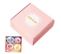 Bath Balls - 4 Pieces Gentle Dried Flower Body Cleanser | Moisturizing Bubble Shower Ball, For Women Men Relaxation Self Care SPA Home Travel Bathroom