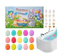 Bath Balls mit Toys Inside - 15 Pieces Bunny Theme Bathing Product | Child Bath Ball Set | Badebomben mit Spielzeug-Überraschung für Boys & Girls, Birthday, Holiday, Travel & Hotel