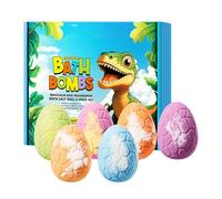 Bath Balls Toys, Dinosaur Theme Set, Body Washing Balls, 6 Piece Kids Bath Ball Set for Boys Girls Birthday Holiday Playdates Summer Travel Bathroom Toilet Restroom Hotel Home Fun Relaxation Gift