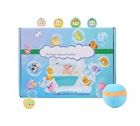 Bath Balls With Toys Inside - Multicolor, 12 Pieces Body Washing Fizzy Shower Ball Set, Surprise Toy Inside Each, Gentle Skin Safe Formula, Paraben Sulfate Free | Boys, Girls, Holiday, Playdates, Summ