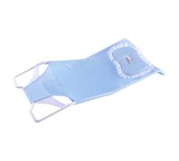 Bath Bed, Shower Pad, Soft Cushion Breathable Mesh Head Support Lightweight Design Compact, Bath Pillow for 0-6 Months Old Children Girls Boys, 22.83x11.02x1.65Inches, Blue, Pink