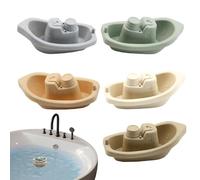 Bath Boats, Jouets flottants, 3,94 x 1,97 x 1,57 pouces Stackable Water Game with Fun Design, Bathtub Playset with Pool Stylish, Beach Shower Style, Home Accessories for Ages 2-4 Boy Girl Kids Indoor
