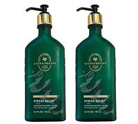 Bath & Body Works Bath and Body Works Stress Relief Eucalyptus & Green Mint Coffret cadeau Lotion hydratante pour le corps 175 ml Lot de 2