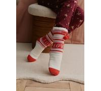 Bath & Body Works Bath & Body Works Pink/Red Slipper Socks
