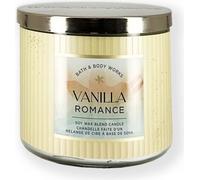 Bath & Body Works Bougie parfumée 3 mèches VANILLA ROMANCE 411 g