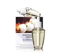 Bath & ‿Body Works Slatkin & ‿Co Marshmallow Fireside Wallflower Recharges parfumées pour maison 2 Bulbs claire