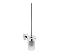Bath + by Cosmic Duo Round - Porte-brosse WC, transparent, DUO SQUARE