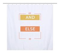 Bath CurtainRideau Opaque Pour Douche /Baignoire, Polyester And Nothing Else Matters-yellow-orange-T-shirt-mug Imperméable Avec Crochets Et Oeillets , Résistant À La Chale