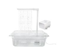 Bath de perroquet automatique, automatique du perroquet,d'oiseaux électriques pour perroquets - de la pression de la pression d'eau réglable avec pompe pour perruche gris africaine, douche à poche