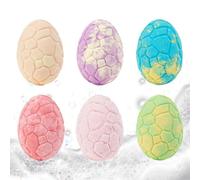 Bath Fizz Eggs, Kids Shower Salt Ball Pack, 16.73x10.55 inches with Color Burst Effect, Soft Cleansing Bath Time Set, Playful Dino Design Sphere, Tub Relaxation for Travel Hotel
