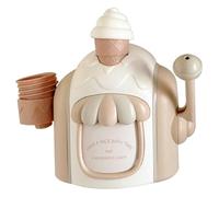 Bath Ice Cream Maker Maker Bath Ice Cream Foam , Fun Bubble avec Aspiration, Toy en Plastique sûr Portable pour Les Filles Cadeau, Khaki