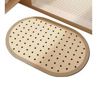 Bath Mat, Bath Rug, Washable Diatom Mud Pad, Super Absorbent Quick Drying, Non Slip Base, Lightweight Floor Accessory for Laundry Room, Toilet, Guest Bathroom, RV, Apartment, Entryway
