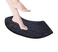Bath Mat - Curved Washable Floor Carpet for Absorbent Comfort in Bathroom, Family Entrance Safety with Shower Use, Home Decor for Bedroom, RV, Apartment, Kitchen, Dormitories, and Hotel, 39.3 Inches