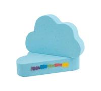 Bath Salt Balls - Cloud Shape Bubble Body Cleanser, Rainbow Effervescent Fizzy with Deep Moisturizing Oils, Spa Bath Bombs, Self-Care Aromatherapy, Colorful Home Spa Balls for Skin Nourishment