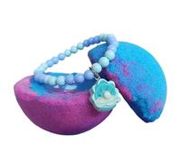 Bath Salt - Bubble Ball Fragrant Fizzy Bomb | Relaxing Aromatherapy Spa Soak With Bracelet Surprise Moisturizing Skin Care Fizzing Bubble Bath Set for Home, Travel, Bathroom