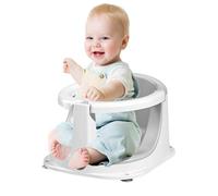 Bath Seat - Anti Slip Bathing Chair, Temperature Sensor Safe Infant Shower Support Stool Durable Bathing Aid with Ergonomic Design Children Safety Bath Tub Seat for Home Travel Bathroom