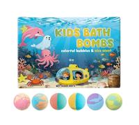 Bath Set for Adults - Moisturizing Shower Steamers, Aromatherapy Bubble Bath Balls for Women and Men, Skin Hydrating Spa Soak for Relaxation, Natural Fragrance BathFizzies for Home Use, 6 Piece