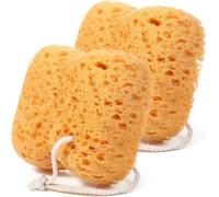 Bath Sponge,2 Pack Bath Sponge,Larger Honeycomb Bath Sponge,Soft Exfoliating Sponge Dense Foam For Gentle And Deep Cleaning For Men And Women