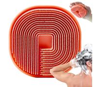 Bath Sponge - Gentle Cleansing Tool, Flexible Shower Scrubber for Skin Renewal, Non Slip Brush, Personal Bath Care with Ultra Soft Bristle, Hygienic Wash Design for Deep Cleansing and Pore Refreshing