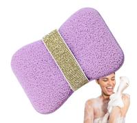 Bath Sponge, Soap Saver Bag, Foaming Shower Accessory, Gentle Scrubber, Quick Dry Cleaning Tool, for Women, Adults, Bathroom, Travel, Camping, 4.72x3.35x0.79 Inches