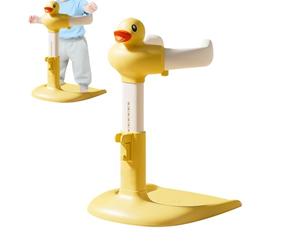 Bath Standing Shower, Réglable Shower Holder Rack, 13,78 x 13,78 x 22,83 Inches Easy Height Adjustment, Safe & Gentle Spray, Anti-slip Stable Base for Kids, Boys, Home Nursery, Mothers, or