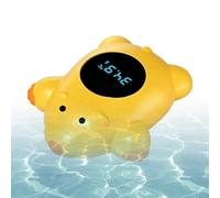 Bath Temperature Gauge, Accurate Digital Floating Water Thermometer, 3.62x3.18x1.18inches Bath Temperature Monitor for New Parents, Nursery Bathroom Safety Thermometer for Kids Home Daycare