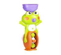 Bath Toys, Bathtub Waterfall Toy, 4.13x3.35x7.48 inches Suction Cup Feature, Frog Shape Educational Game, Sensory Play Baths for Home, Pool, Hotel, Travel, Outdoor, Shower Time,