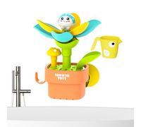 Bath Toys - Educational Watering Flower Game with Irrigation Cup, Suction Cup Shower Toys for Kids Boys Girls Ages 1 to 3 Home Shower Hotel Outdoor Travel Pool Beach Party Fun and Learning