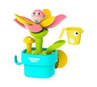 Bath Toys Set - Educational Watering, Flower Game with Irrigation Cup, Suction Cup Shower, Water Play Toy, Fun Game for Kids Boys Girls Ages 1-3 Home Shower Travel Pool Beach Party