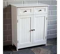 Bath Vida Armoire de Salle de Bain avec 2 Portes et 2 tiroirs