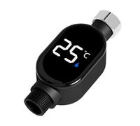 Bath Water Thermometer, Real-Time LCD Display Temperature Gauge, Digital Shower Measuring Tool for Home Bathroom, Nursery, Kitchen, Accurate Water Temperature Monitoring Device for Safe Bathing