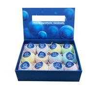 bathBall for Women - 12 Pieces Natural Safe Colorful Bubble bathToy Set, Relaxing Water Play Item, Fun Family Activity | Girls Mothers Wife Friends Garden Pool Home Leisure Entertainmen