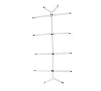 Batheidon Attache Drap Housse, Pince élastique pour Drap Housse, Drap Housse élastique 180x200, Tendeur Drap Housse avec Pinces Métalliques, pour Draps, Matelas, Planche à Repasser Ou Canapé, Blanc