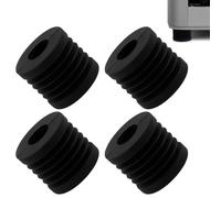 Batheidon Lot de 4 pieds anti-vibrations en caoutchouc pour imprimante 3D Bambu Lab X1/P1P, amortisseur antidérapant, diamètre intérieur 12 mm, hauteur 26 mm, compatible avec imprimantes 3D