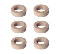 Batheidon Lot de 6 Rouleau Ruban de peau Flexible, Nose Tape,micropore tape,ruban adhésif visage,Bande Cohésive Auto-Adhésive pour Pansements,Extensions de Cils et Sports, 9mx1,25 cm (Couleur Peau)