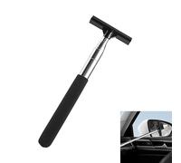 Batheidon Mini Extracteur de Vitre pour Voiture, Raclette Portable Rétractable avec Poignée en Silicone, Outil de Nettoyage de Rétroviseur, Accessoire Auto et Maison, Compact et Pratique