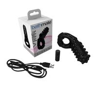 Bathmate - anneau pénien vibrant Tickle - silicone noir