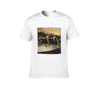 Bathory Blood Fire Death Casual Round Neck T Shirt White L