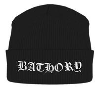 Bathory Bonnet Cap band Logo officiel nouveau Noir