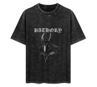 Bathory Goat Blood Fire Death Hammerheart Rock Indie Music Punk Men's T-Shirt Unisex Black Men Tees L