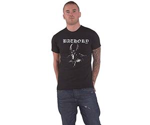 Bathory Goat Homme T-Shirt Manches Courtes Noir 100% Coton Regular