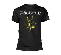 Plastic Head T-shirt Bathory Goat (Yellow) Autorisé – Hommes