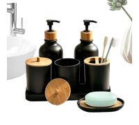 Bathroom Accessories Set , 2 Pieces Conditioner Bottle with 2 Cotton Swab