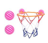 Bathroom Basketball Hoop - ABS 13cm, Bathtub Game, Safe Lightweight Toy | 2 Balls Included, Kids Basketball Playset, Suction Cup Balls for Kids Bath, Bathroom, Home Fun