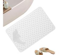 Bathroom Bath Mat - 70x35cm Bath Mats for Tub with Dolphin Pattern | Thickened Shower Rug with Suction Cups Massage Brush, Pad, Machine, Washable for Hotel Dorm